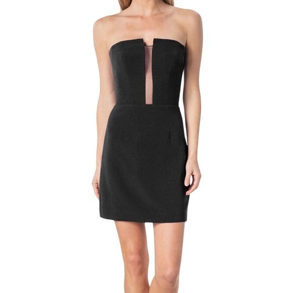 Dress The Population Chloe Mesh Insert Body-Con dress Minidress X-Large XL - Picture 1 of 8